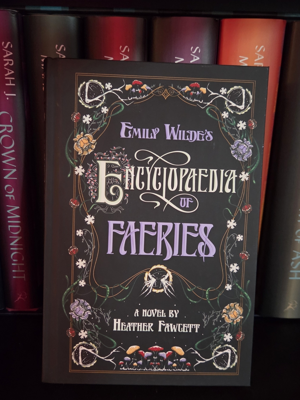 Emily Wilde's Encyclopaedia of Faeries Hardcover Book - Black & Lavender